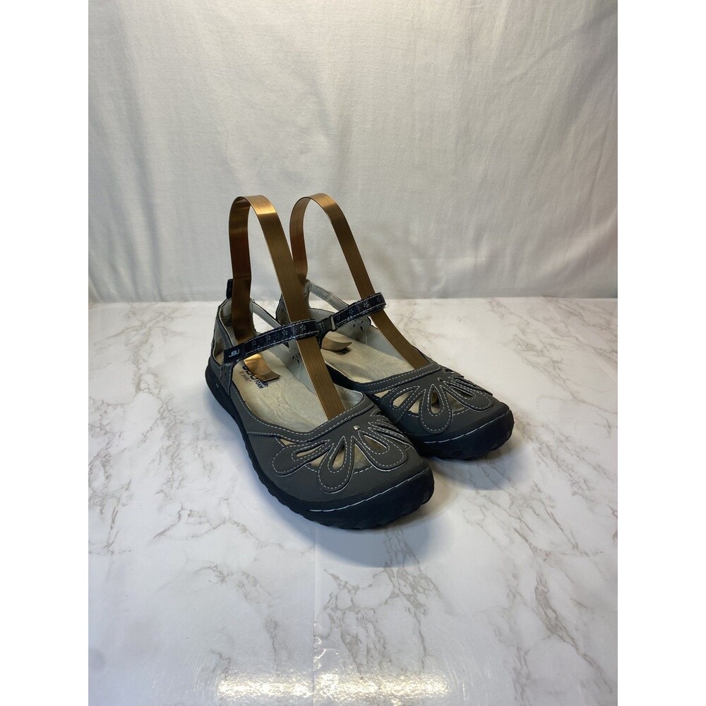 Jambu Wildflower Encore Wmn's Sz 8M blue/Floral Designs Shoes JB18WFE50